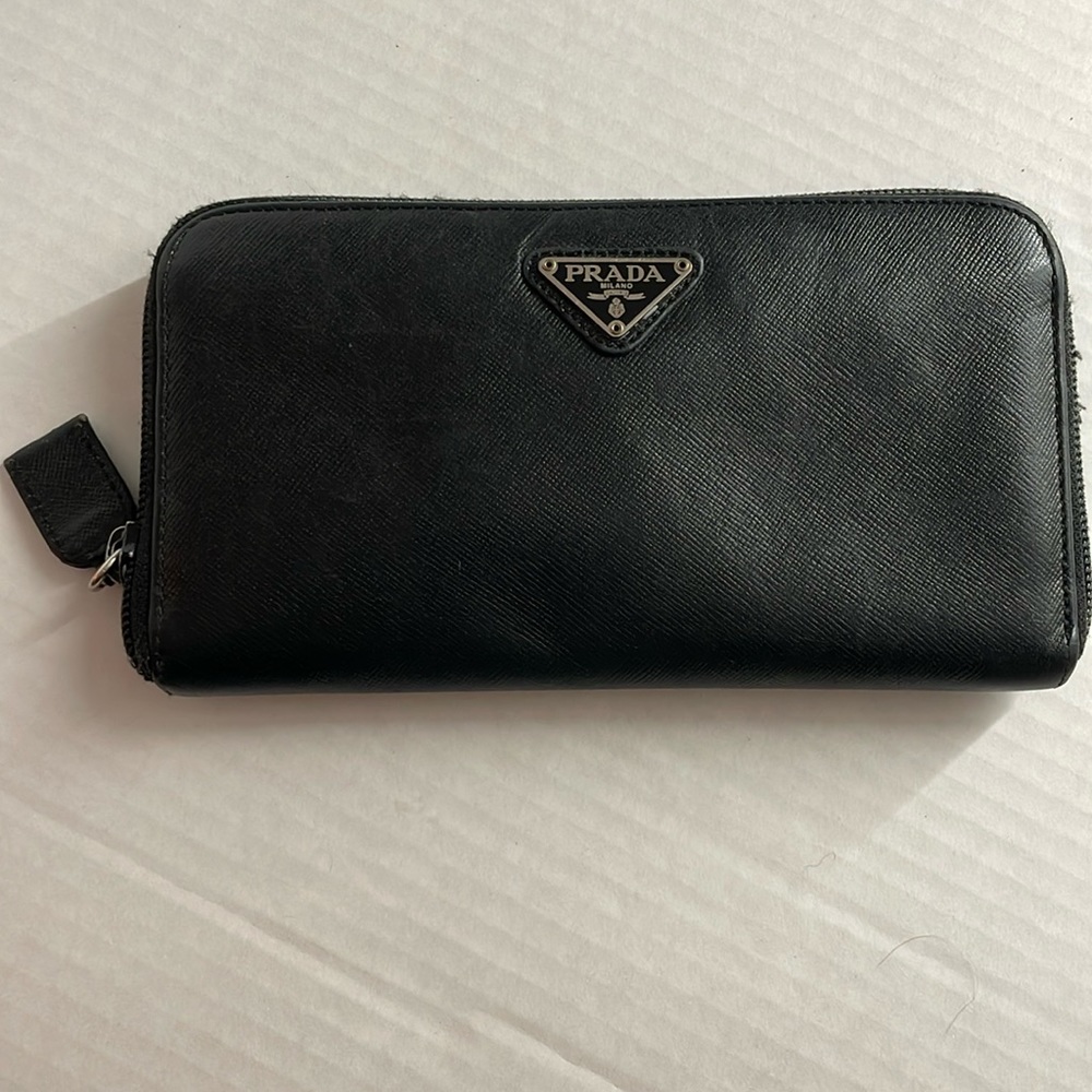 Prada Black Long Wallet